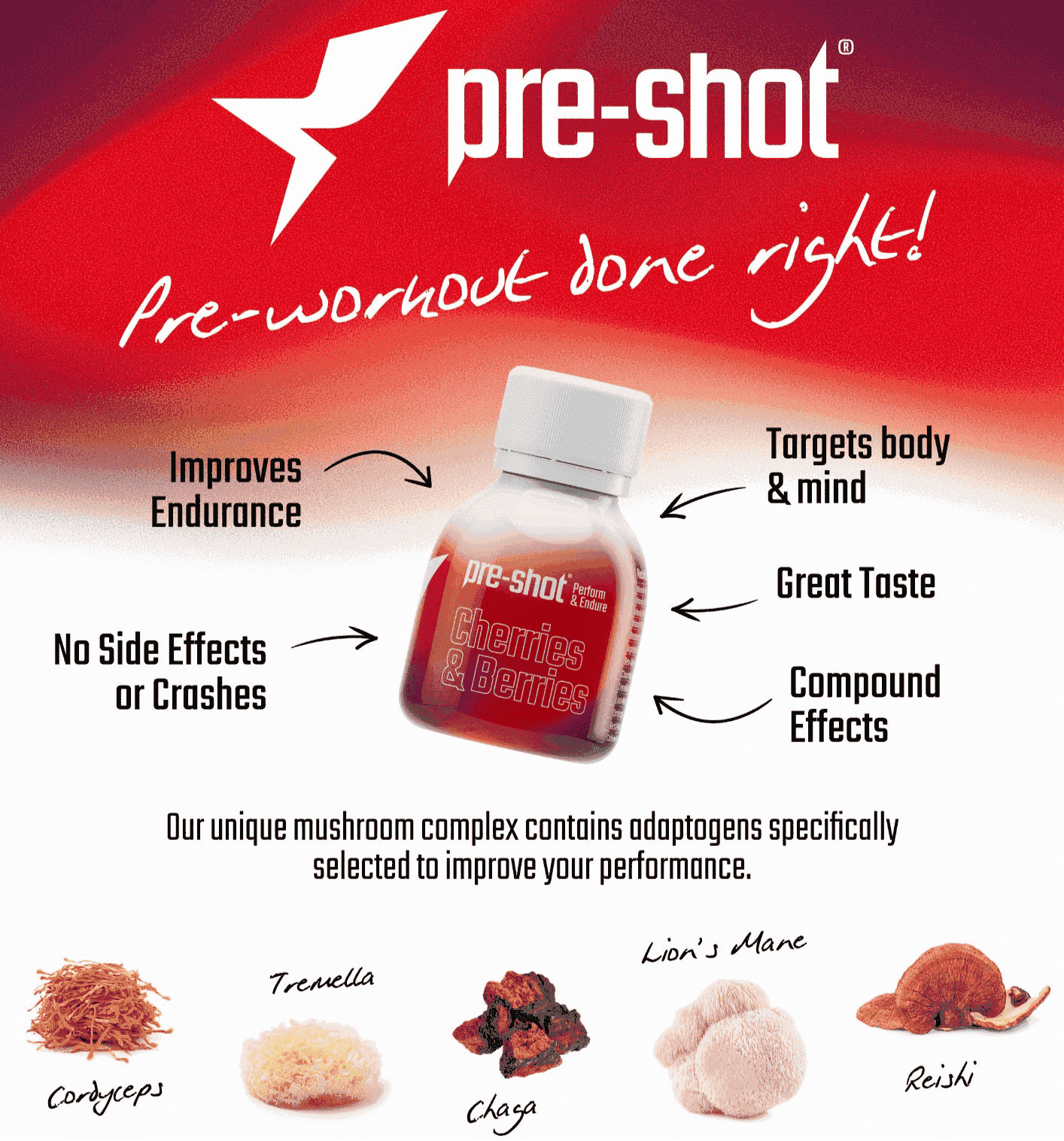 Pre-Workout Shot - Apple & Mango (6 x 60ml)