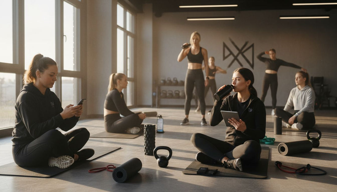 women pre-workout routine