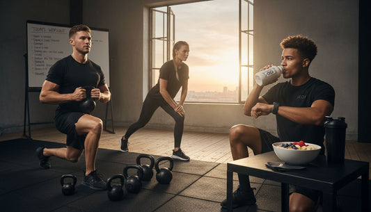 Hyrox athletes preparing naturally before workout