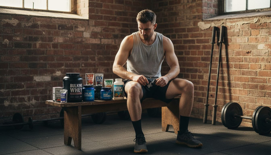Hyrox athlete with natural muscle gain supplements