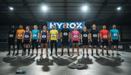 Athletes at Hyrox race starting line