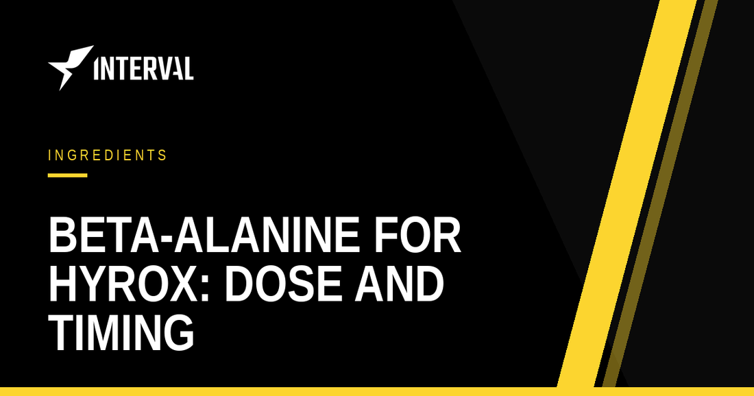 Beta-alanine for Hyrox: dose and timing — Interval
