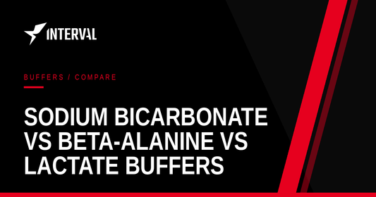 Sodium bicarbonate vs beta-alanine vs lactate buffers — Interval