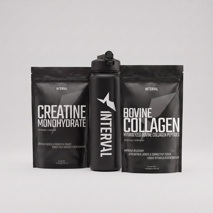 Creatine & Collagen Recovery Bundle with 1L Gym Bottle